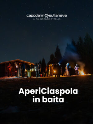AperiCiaspola: ciaspolata notturna con vista panoramica e apericena in baita
