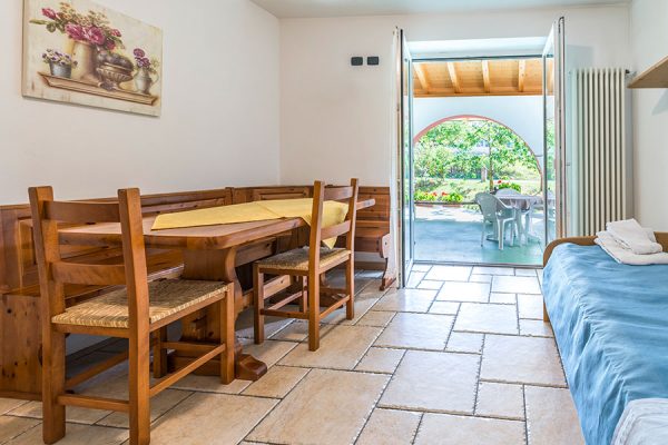 Salotto Casa mela Appartamento 4 persone - Agritur Casamela