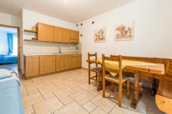 Cucina Casa Mela Appartamento 4 persone - Agritur Casamela