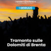 Tramonto sulle Dolomiti di Brenta: suggestiva ciaspolata panoramica con guida - 1 gennaio