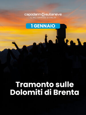 Tramonto sulle Dolomiti di Brenta: suggestiva ciaspolata panoramica con guida - 1 gennaio