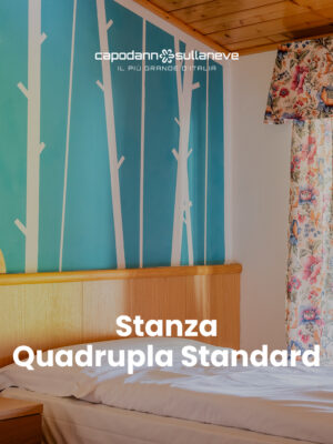 Stanza quadrupla standard 2 notti - Hotel Enrosadira