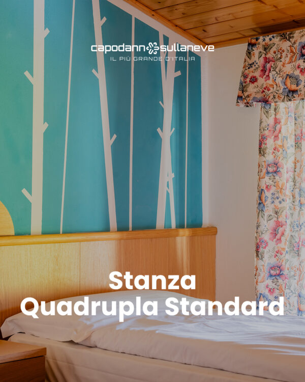 Stanza quadrupla standard 2 notti - Hotel Enrosadira