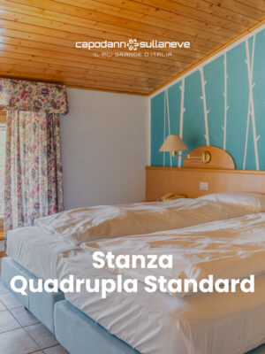 Stanza quadrupla standard 1 notte - Hotel Enrosadira