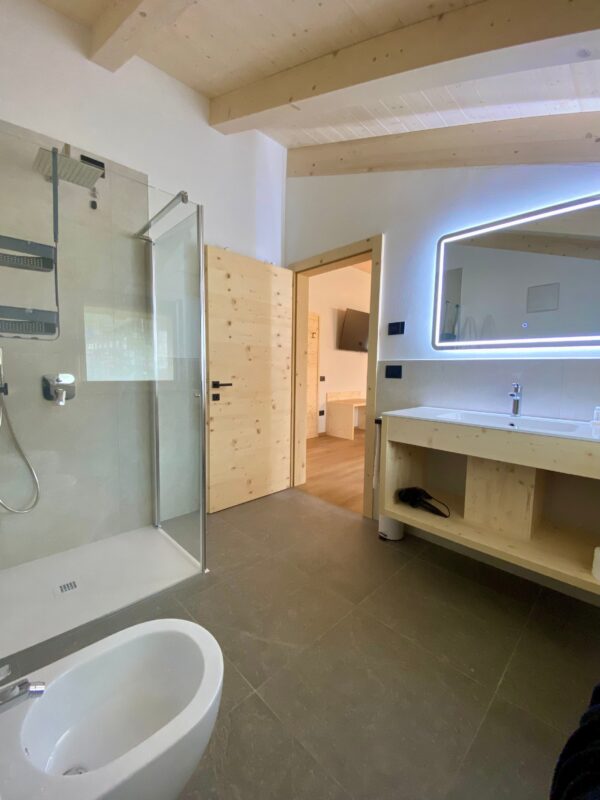 Bagno Stanza matrimoniale superior - Agritur Casamela