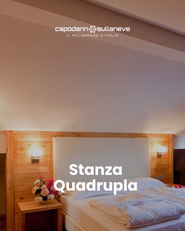 Stanza quadrupla - Albergo Tuenno